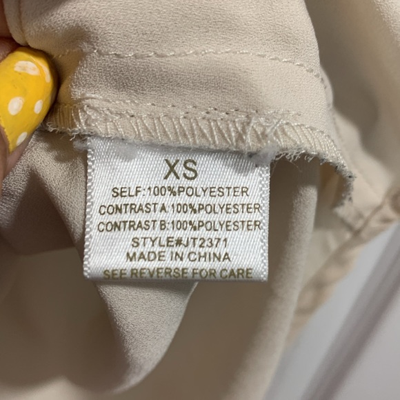 Cream and Black Jealous Tomato Top - Picture 9 of 14